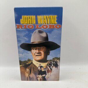 John Wayne Rio Lobo VHS Movie 1970 Western Hi-Fi Dolby Paramount Classic Action